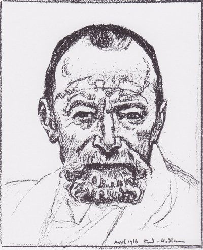 Self-portrait by Ferdinand Hodler